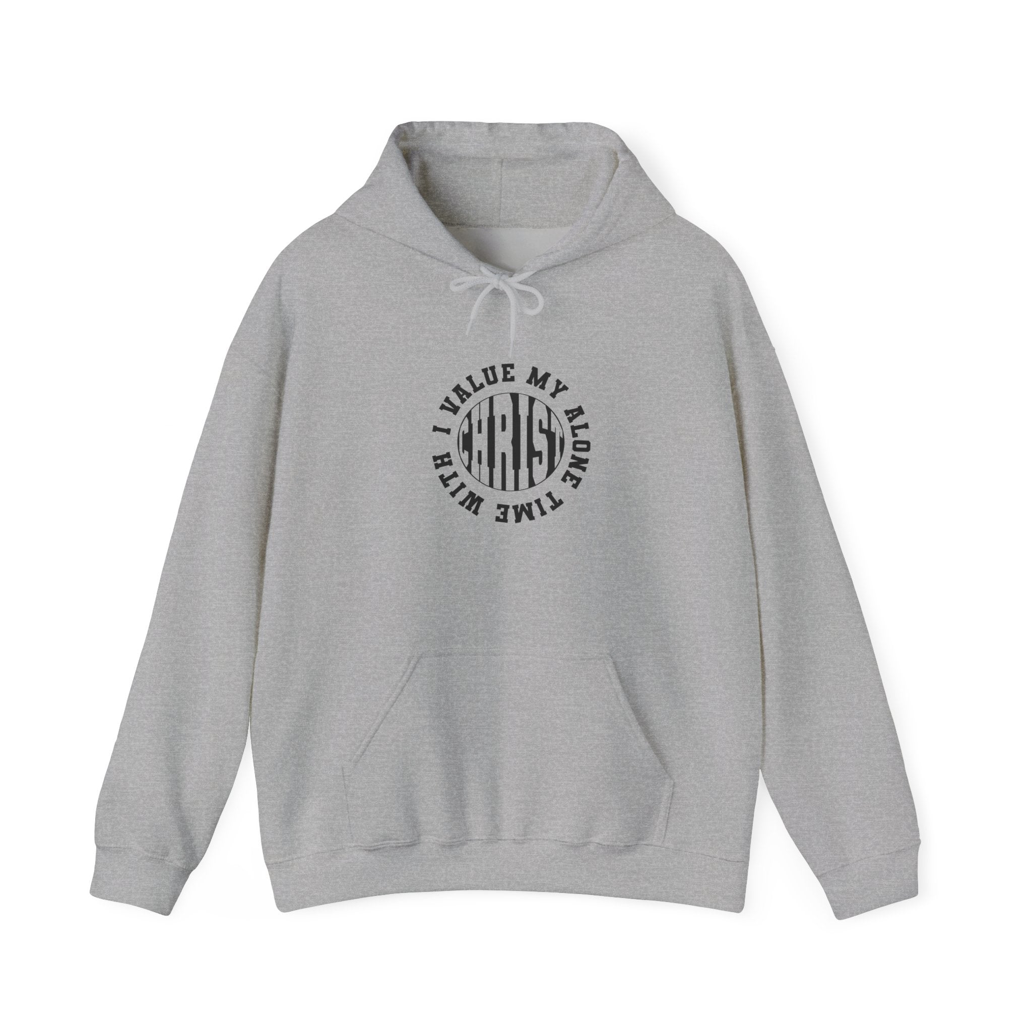 Christian 'I Value My Prayer Time' Hoodie - Faith-Based Spiritual Graphic Sweatshirt
