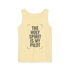 Holy Spirit Is My Pilot Tank Top — Christian Faith Graphic Tank