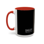 I Walk With Christ Accent Coffee Mug — Inspirational Christian Tea Cup (11/15oz)