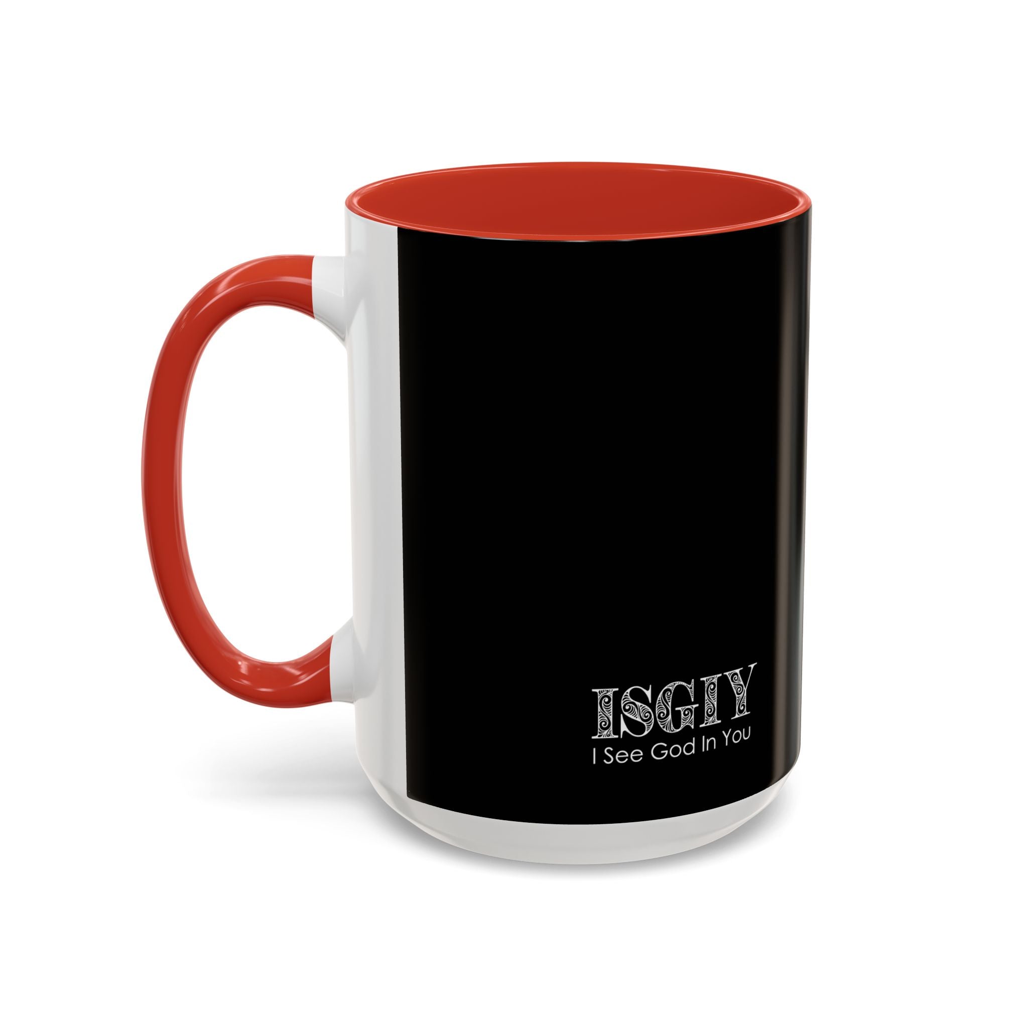 I Walk With Christ Accent Coffee Mug — Inspirational Christian Tea Cup (11/15oz)