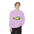 Sweatshirt — "Jamaicans 4 Christ" Graphic Crewneck (Patriotic Jamaican Colors)