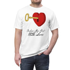 Unisex AOP Cut & Sew Tee Purchase My Heart