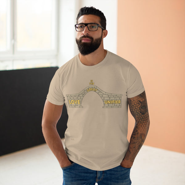 Single Jersey Men's T-shirt Love The Great Unifier