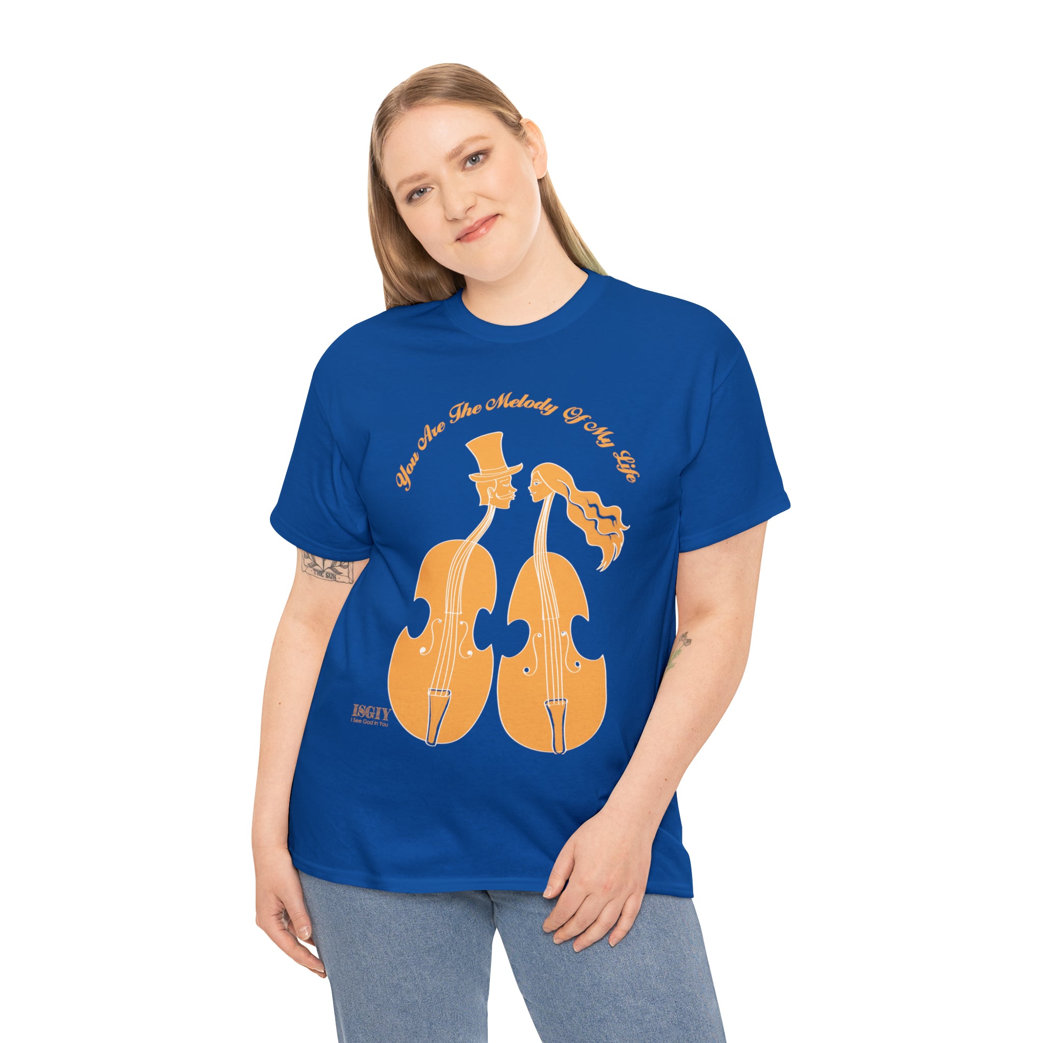 Copy of Unisex Heavy Cotton Tee...You Are The Melody Yel