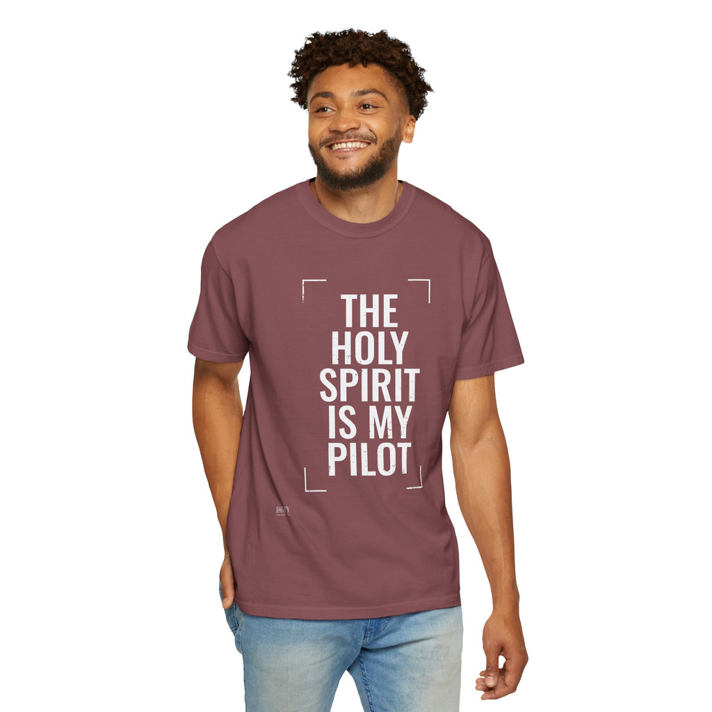 Holy Spirit Is My Pilot T-Shirt — Christian Faith Graphic Tee