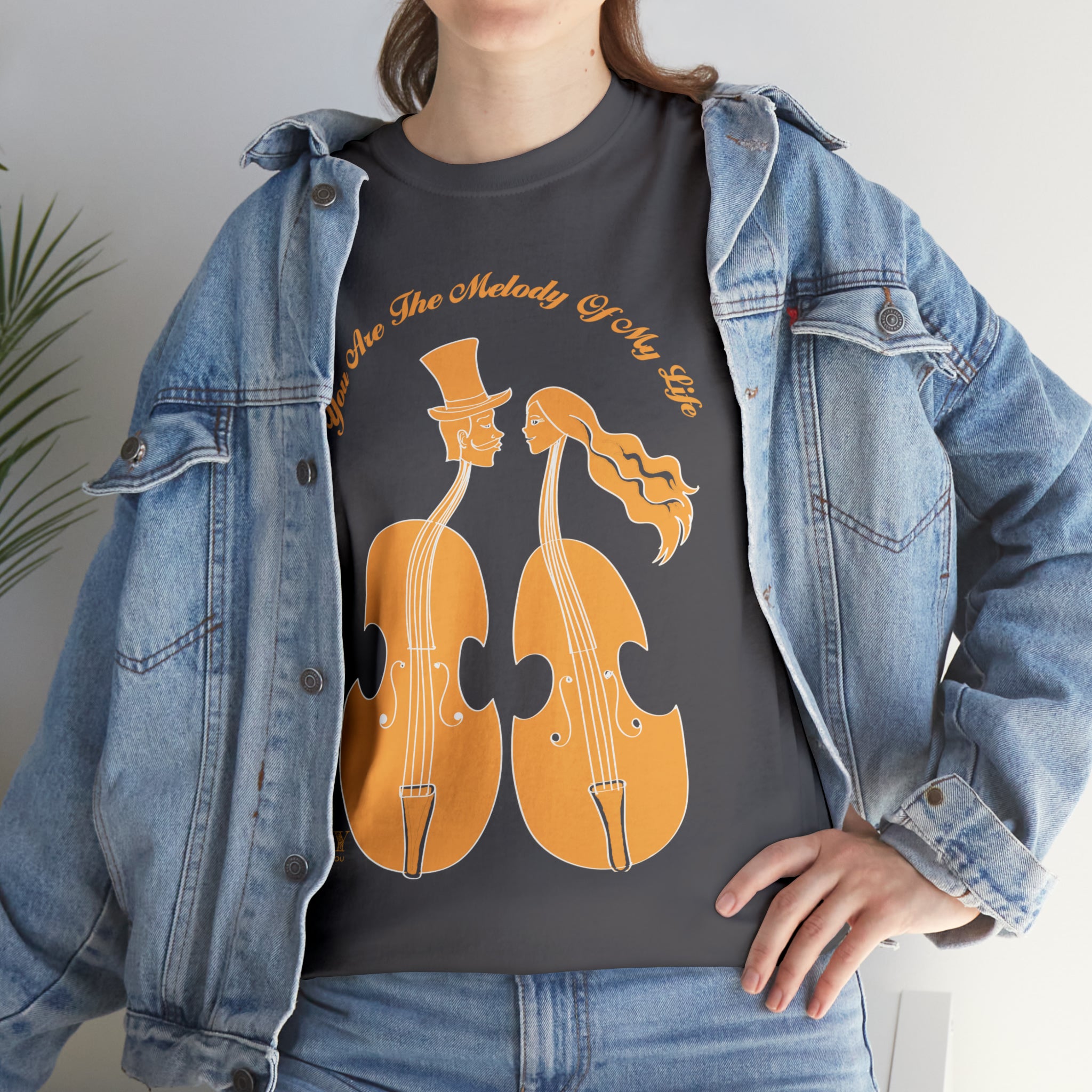 Copy of Unisex Heavy Cotton Tee...You Are The Melody Yel
