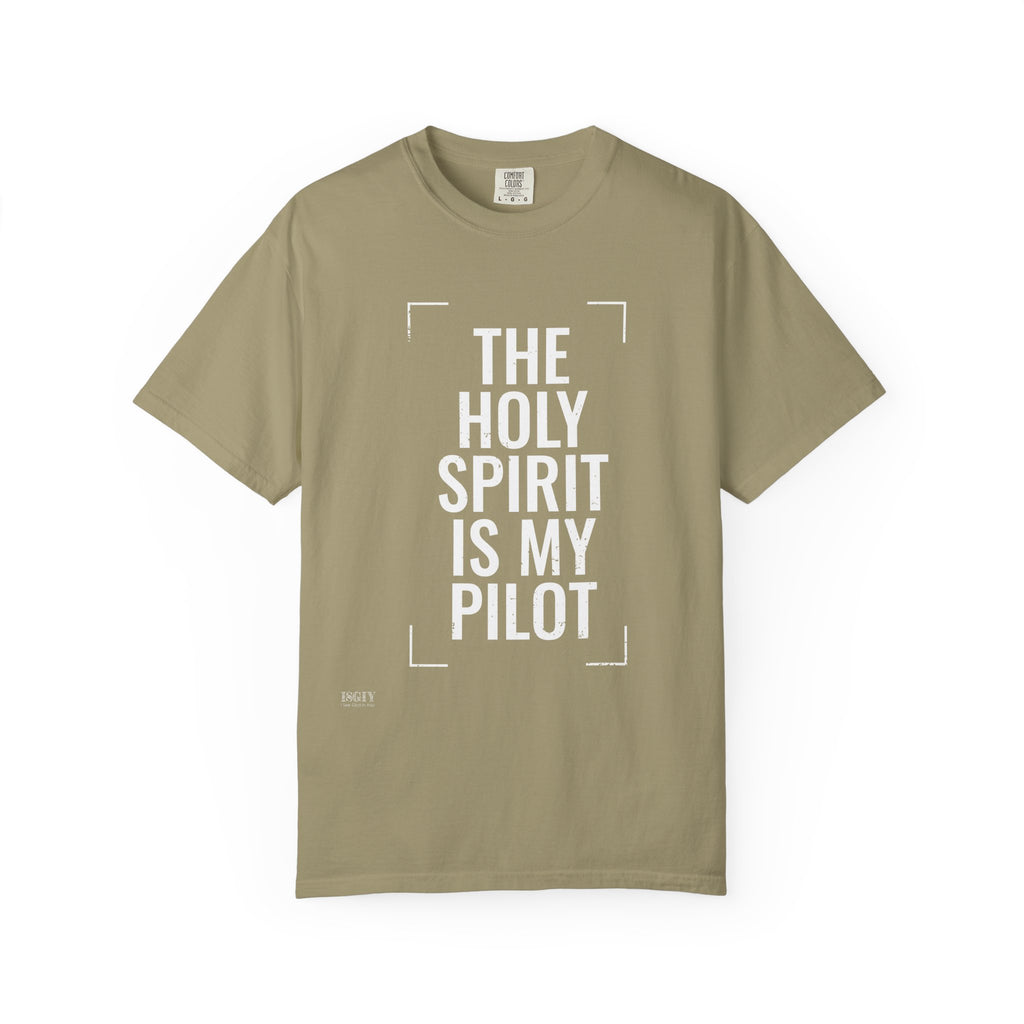 Holy Spirit Is My Pilot T-Shirt — Christian Faith Graphic Tee