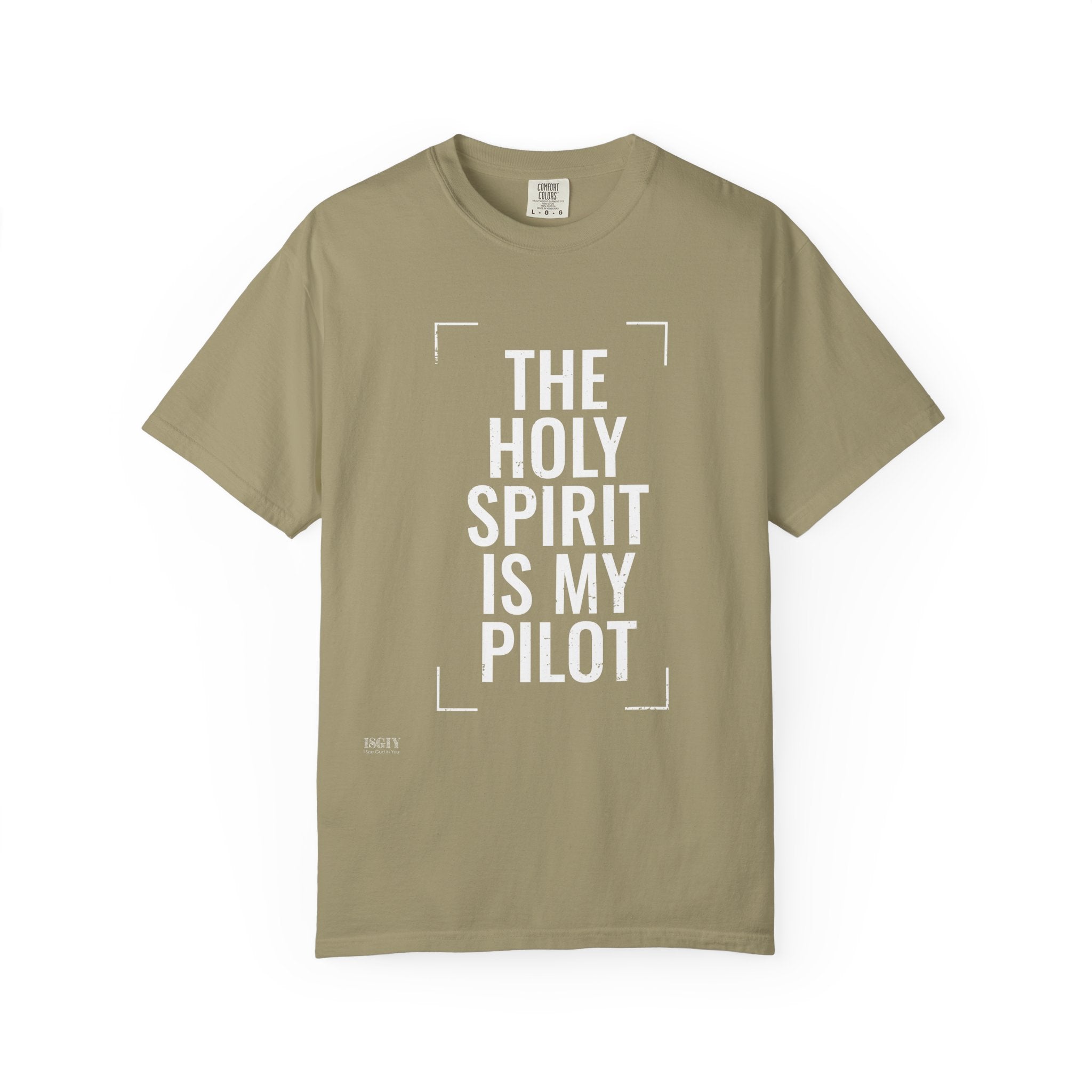 Holy Spirit Is My Pilot T-Shirt — Christian Faith Graphic Tee