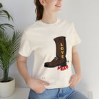 Unisex Jersey Short Sleeve Tee. Love Over Fear