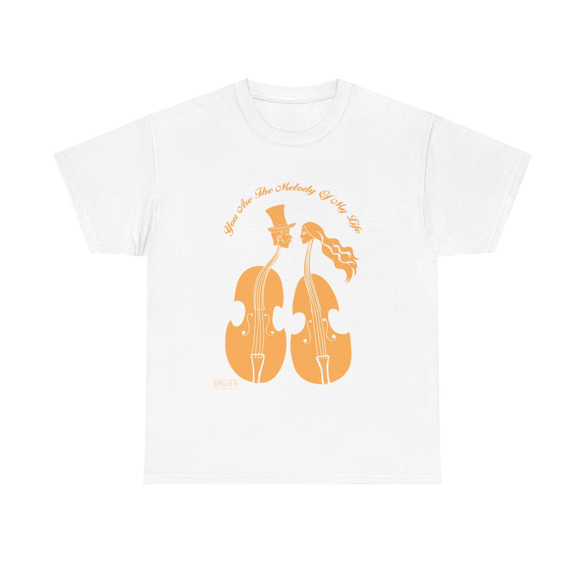 Unisex Heavy Cotton Tee...You Are The Melody Yel