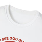 I See God In You Dove T-Shirt — Christian Faith Inspirational Tee