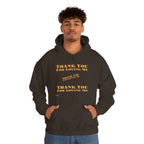 Unisex Heavy Blend Hooded Sweatshirt...Thank You For Loving Me...Yel