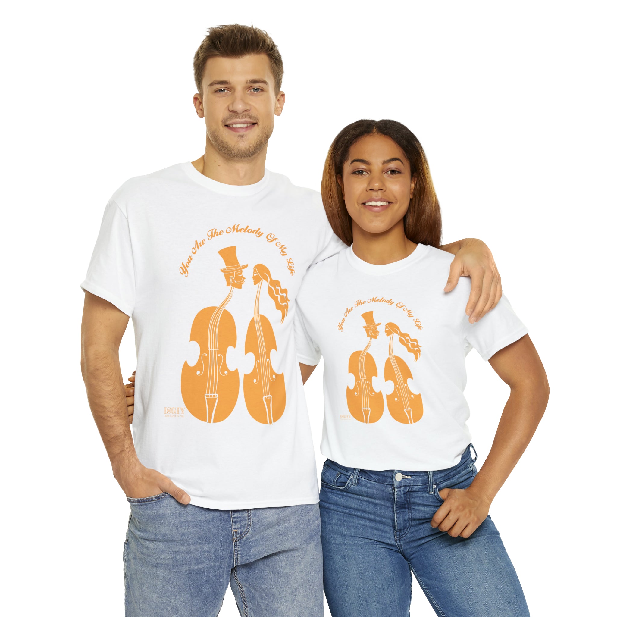 Copy of Unisex Heavy Cotton Tee...You Are The Melody Yel