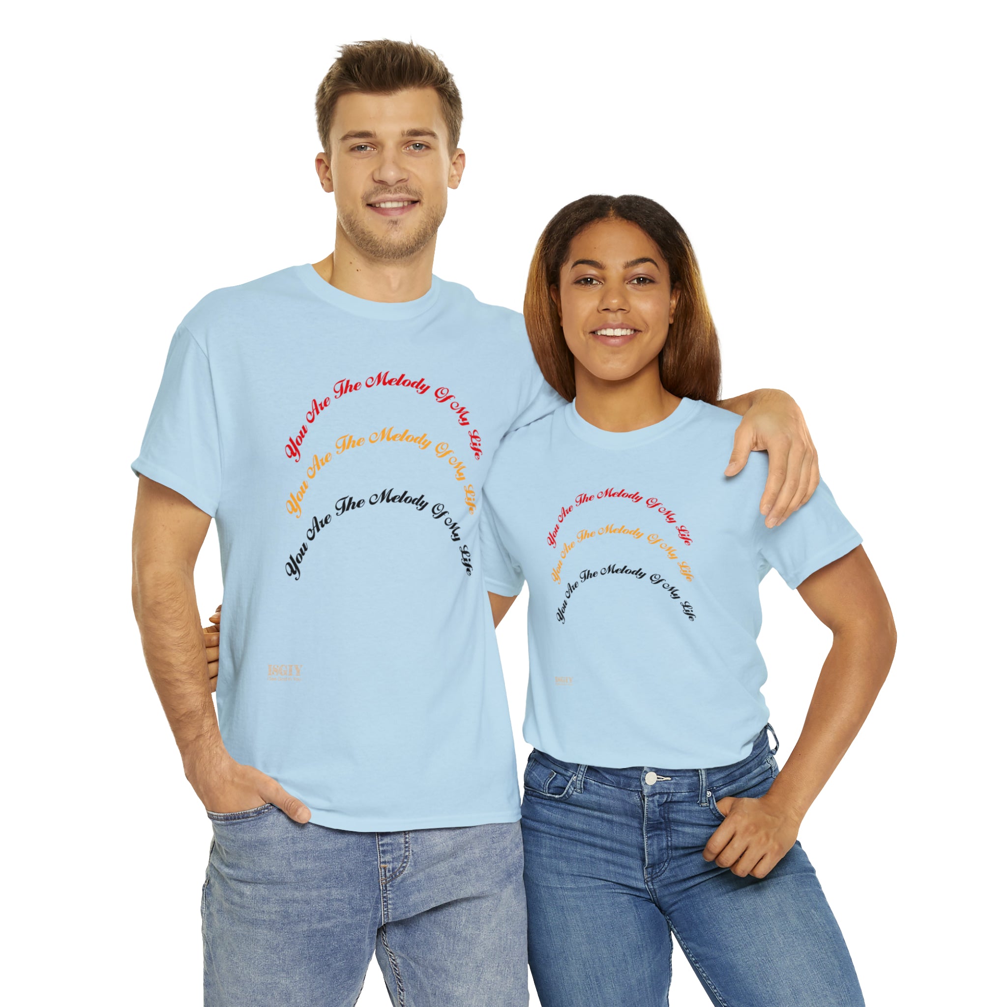 Unisex Heavy Cotton Tee...You Are The Melody multi