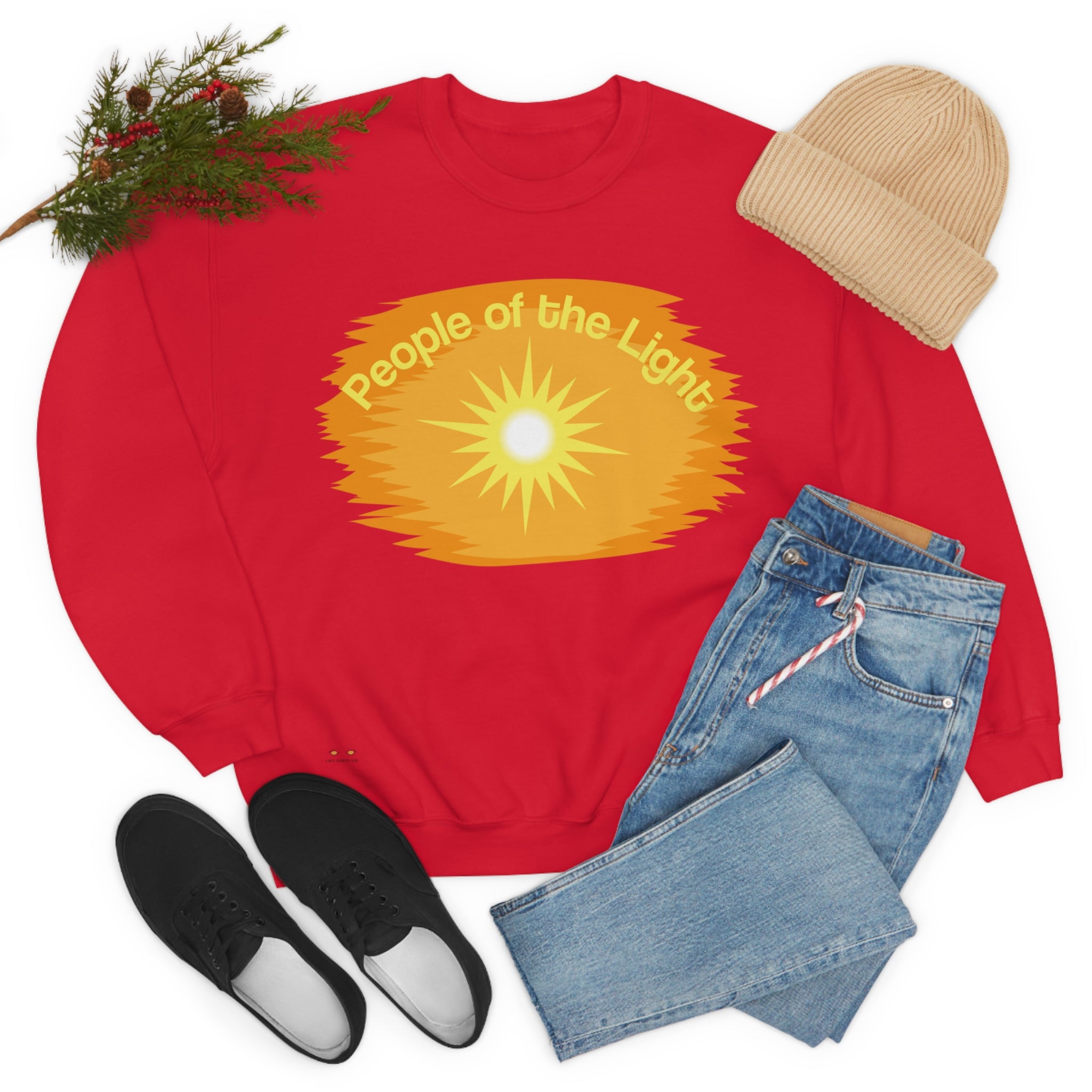 Unisex Heavy Blend Crewneck Sweatshirt People Of The Light