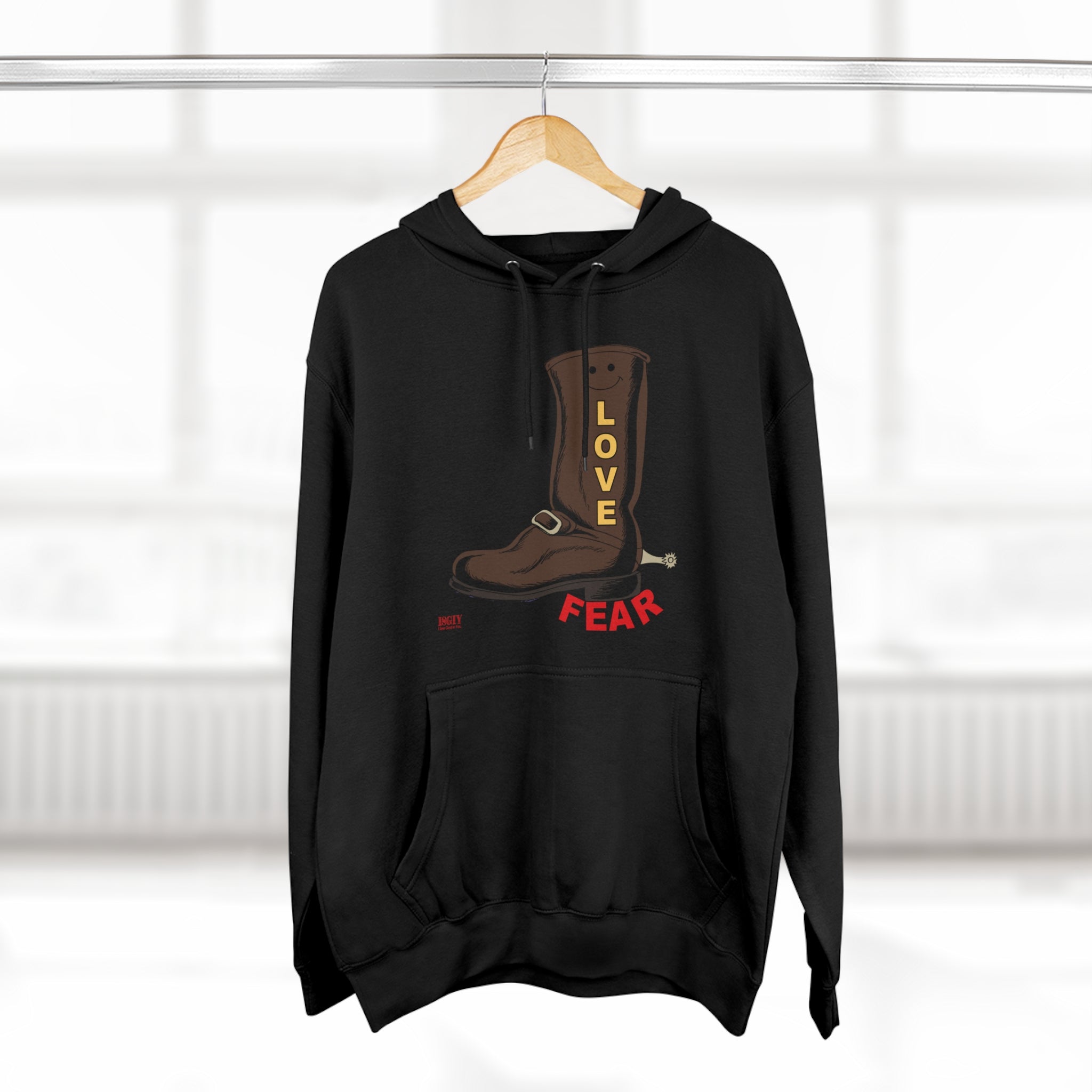 Copy of Copy of Unisex Premium Pullover Hoodie...Love Over Fear