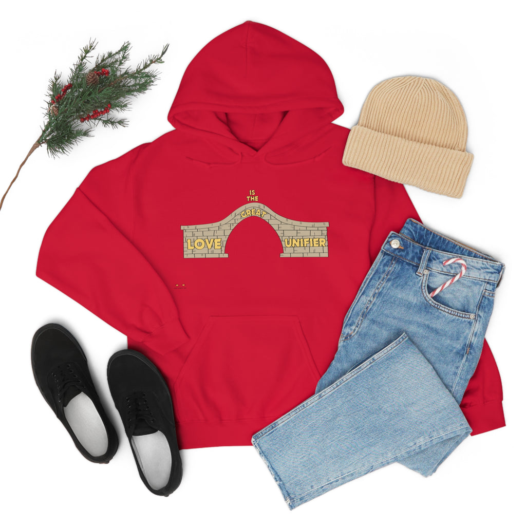 Unisex Heavy Blend Hooded Sweatshirt Love Is The Great Unifier