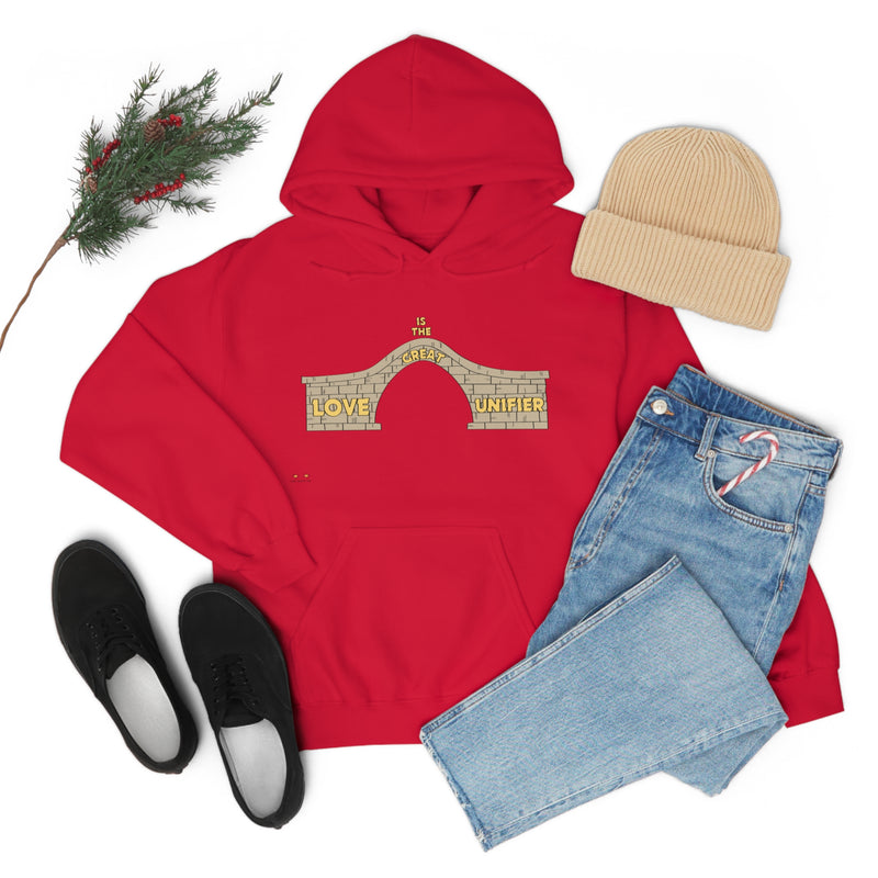Unisex Heavy Blend Hooded Sweatshirt Love Is The Great Unifier