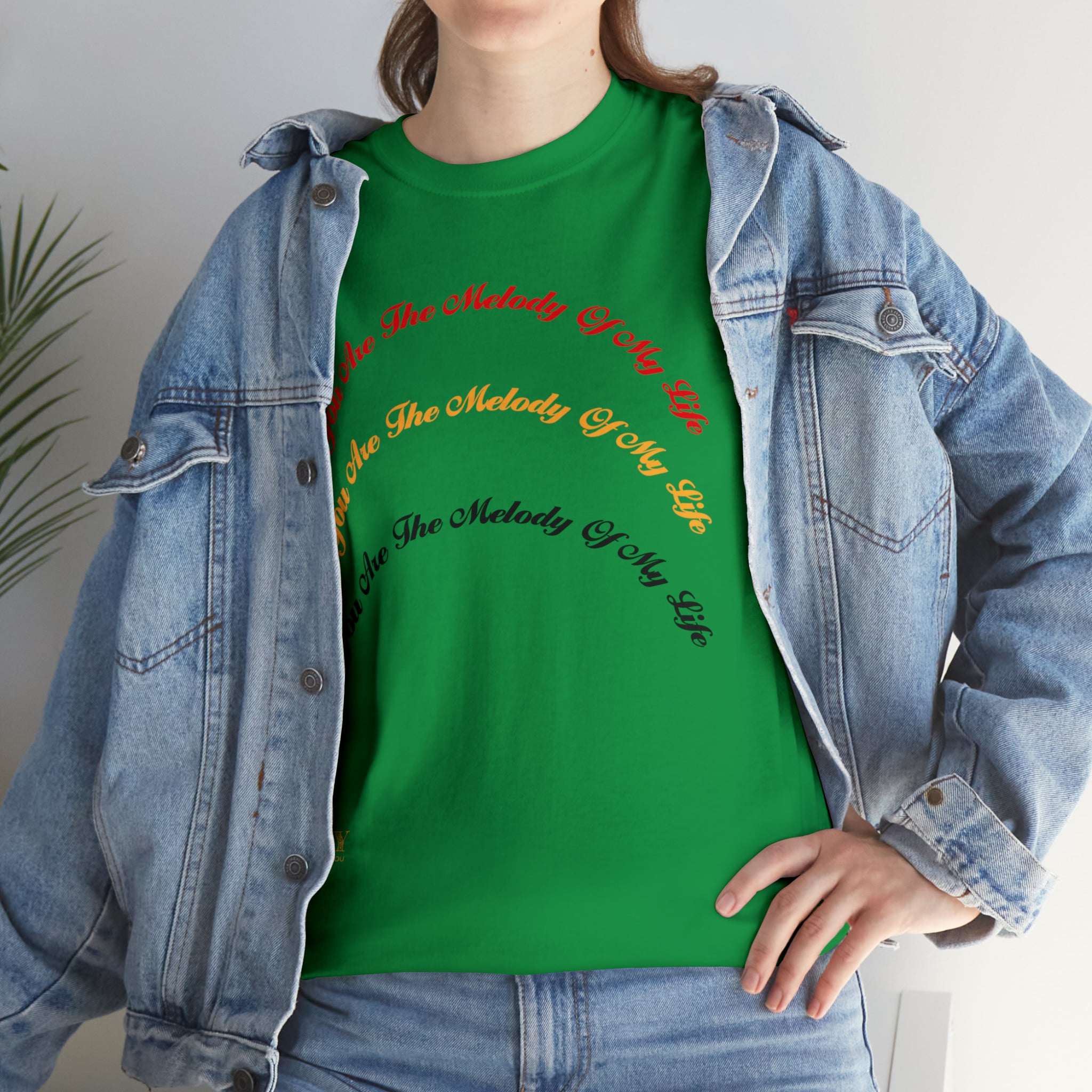 Unisex Heavy Cotton Tee...You Are The Melody multi