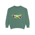 Sweatshirt — "Jamaicans 4 Christ" Graphic Crewneck (Patriotic Jamaican Colors)