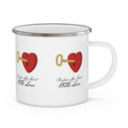 Enamel Camping Mug....Purchase My Heart With Love