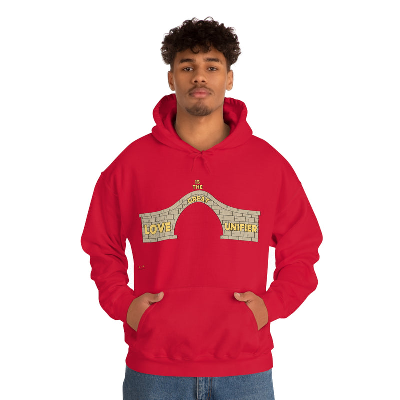 Unisex Heavy Blend Hooded Sweatshirt Love Is The Great Unifier