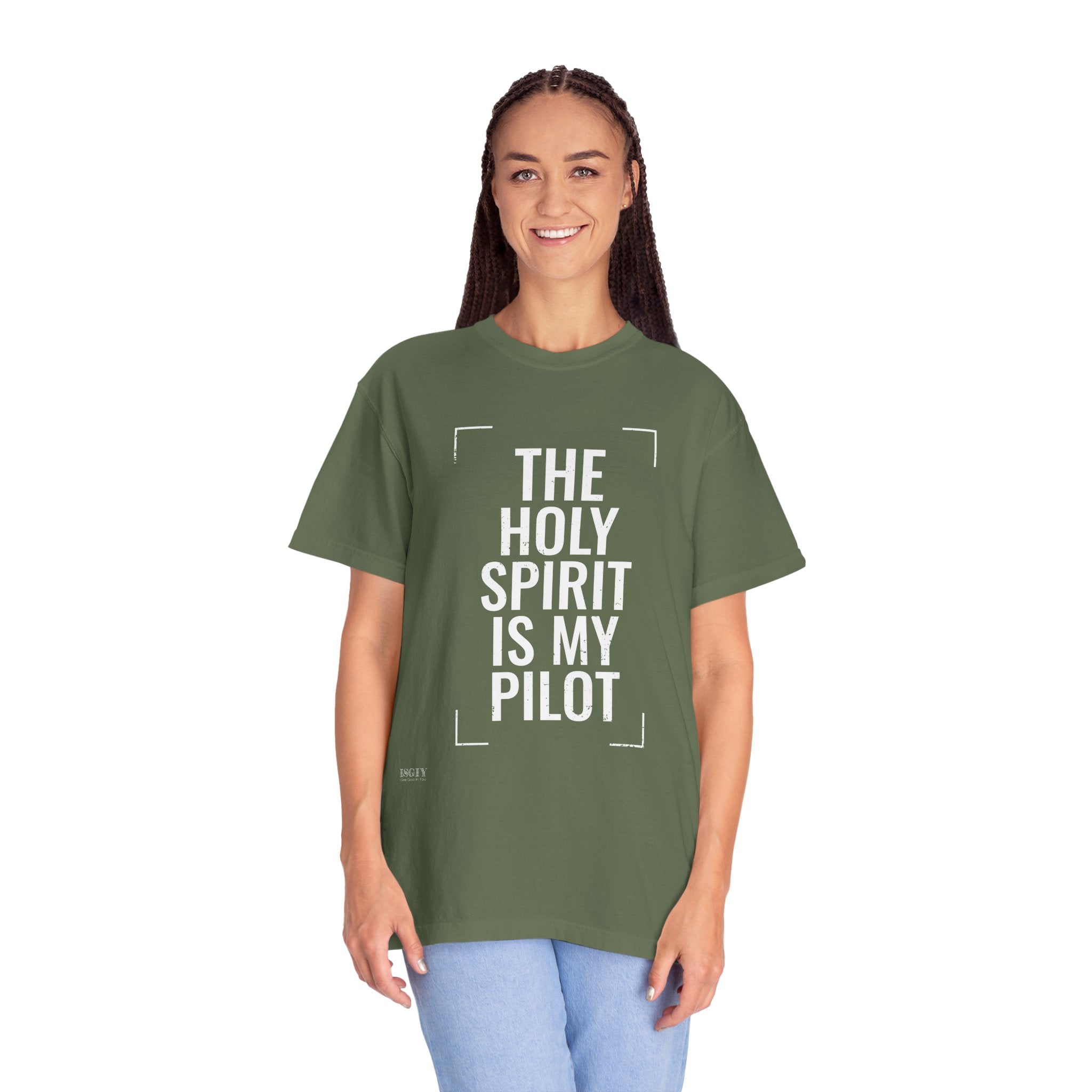 Holy Spirit Is My Pilot T-Shirt — Christian Faith Graphic Tee