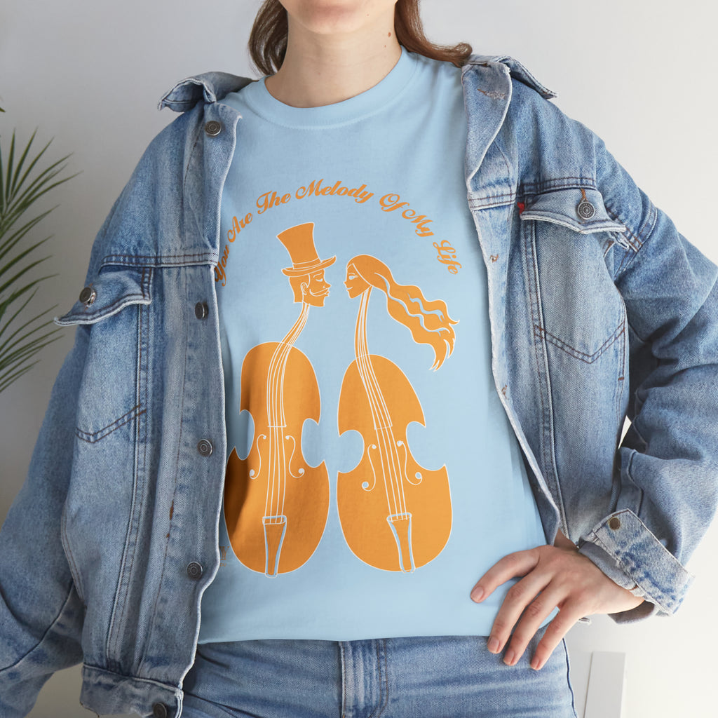 Copy of Unisex Heavy Cotton Tee...You Are The Melody Yel