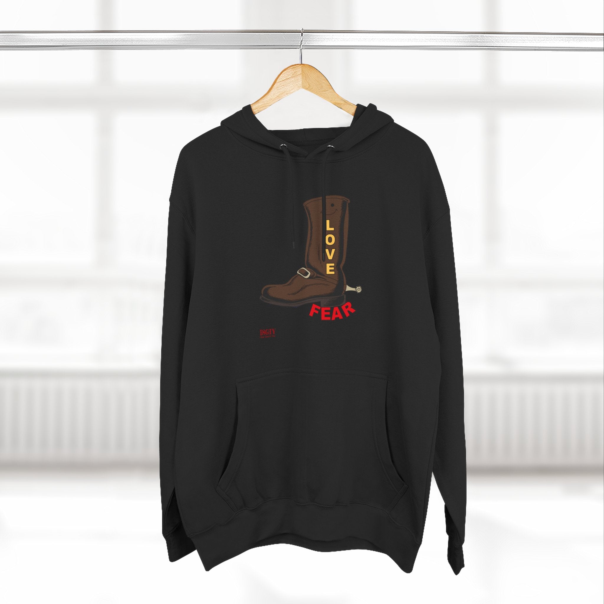 Unisex Premium Pullover Hoodie...Love Over Fear