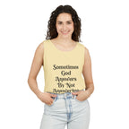 Sometimes God Answers By Not Answering Christian Tank Top