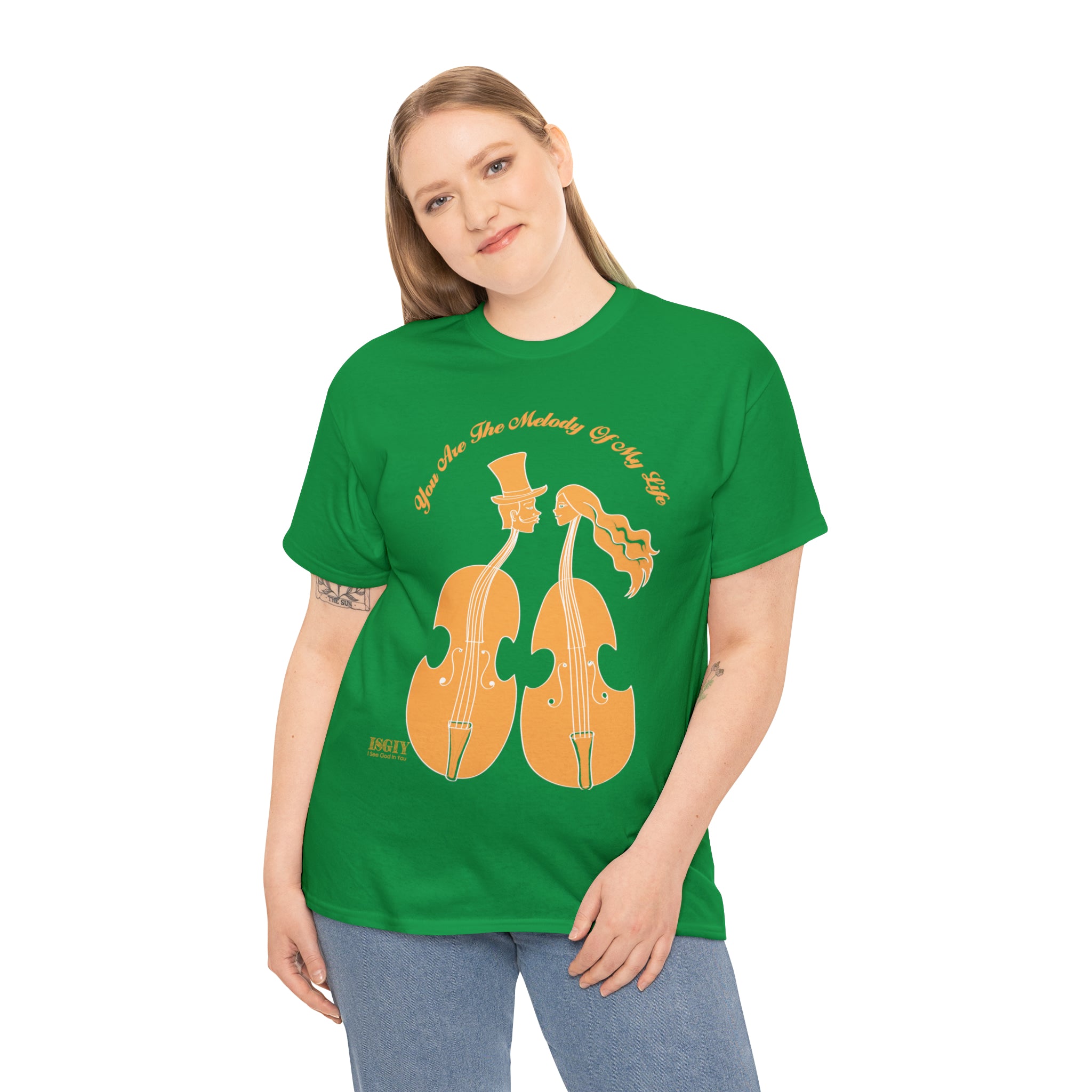 Copy of Unisex Heavy Cotton Tee...You Are The Melody Yel