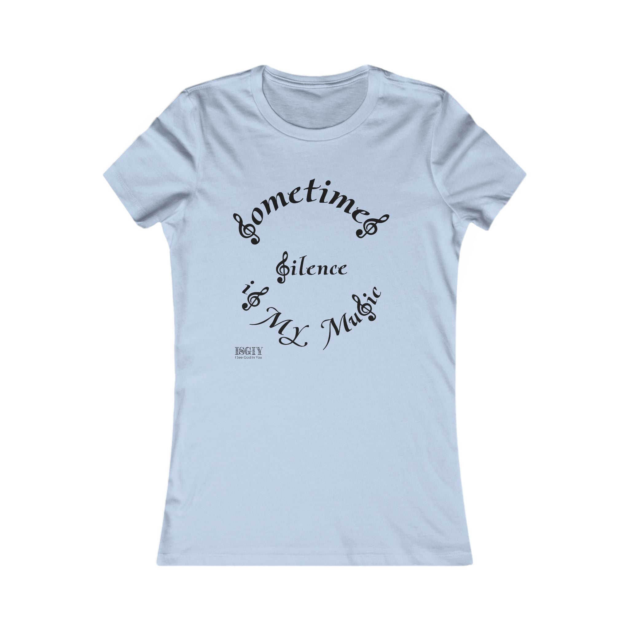 Music-themed Tee for Women - Silence Is My Music Women's Tee