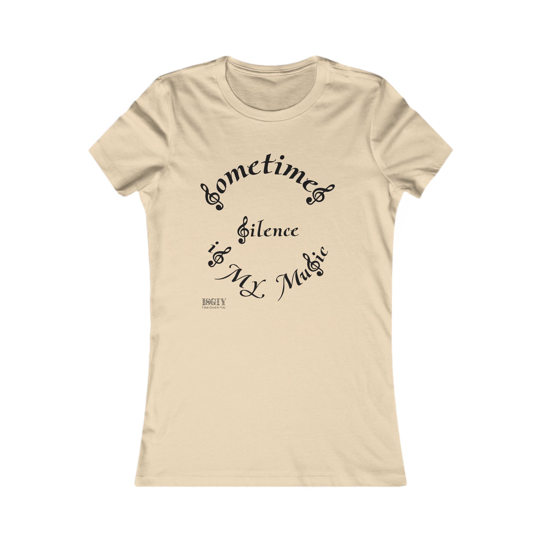 Music-themed Tee for Women - Silence Is My Music Women's Tee