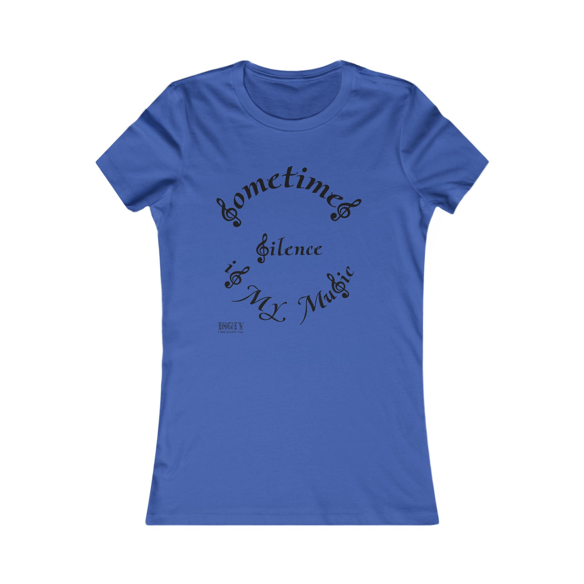 Music-themed Tee for Women - Silence Is My Music Women's Tee