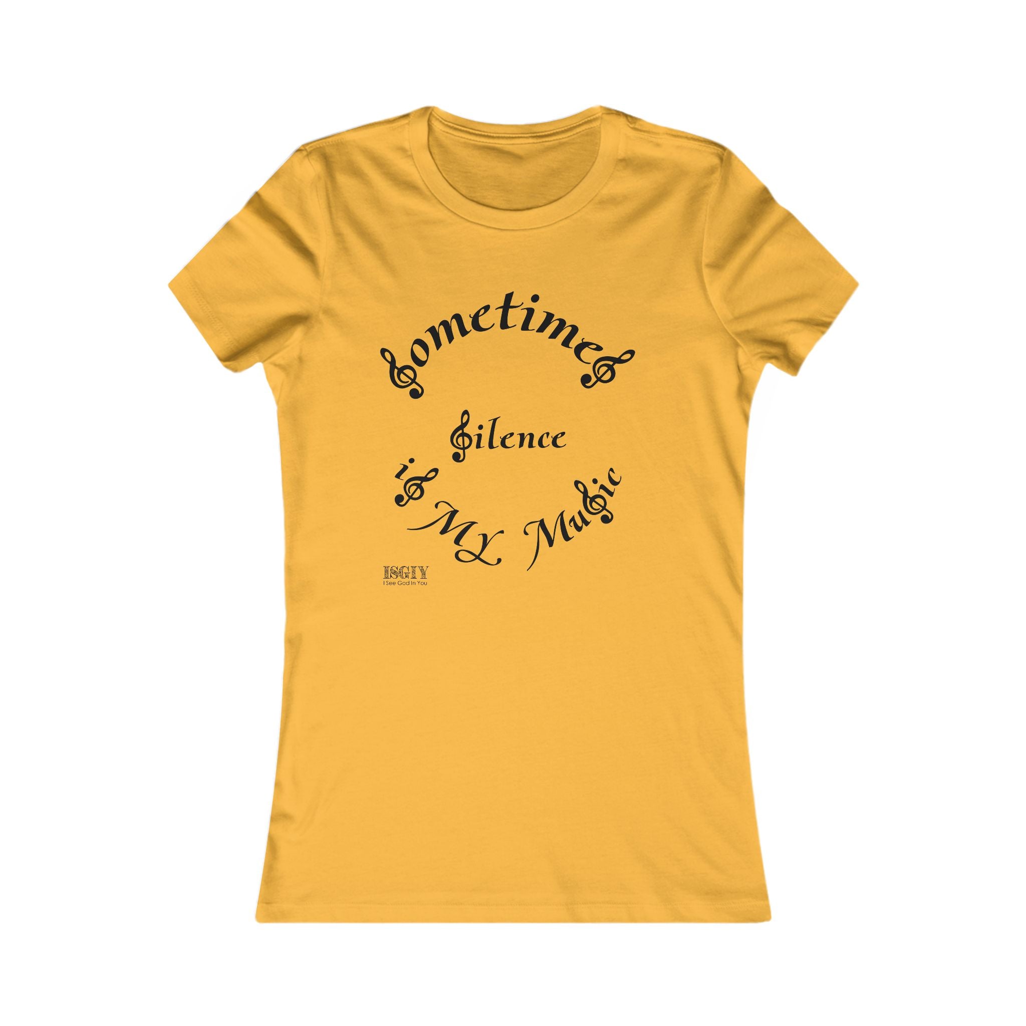 Music-themed Tee for Women - Silence Is My Music Women's Tee