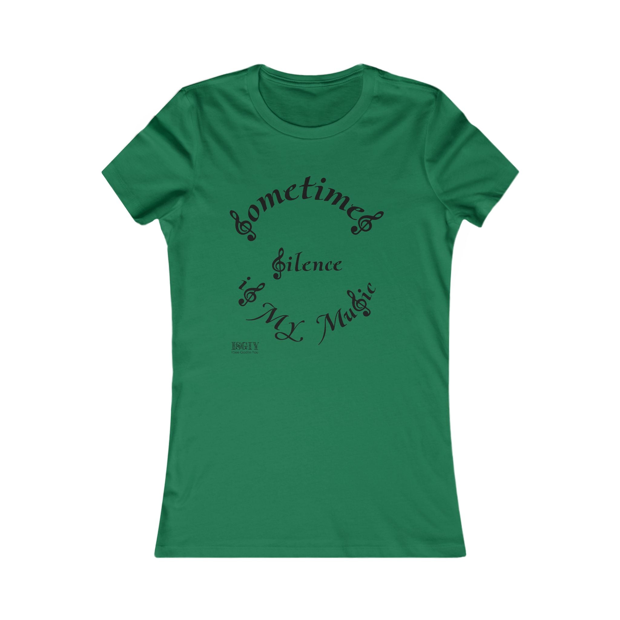 Music-themed Tee for Women - Silence Is My Music Women's Tee