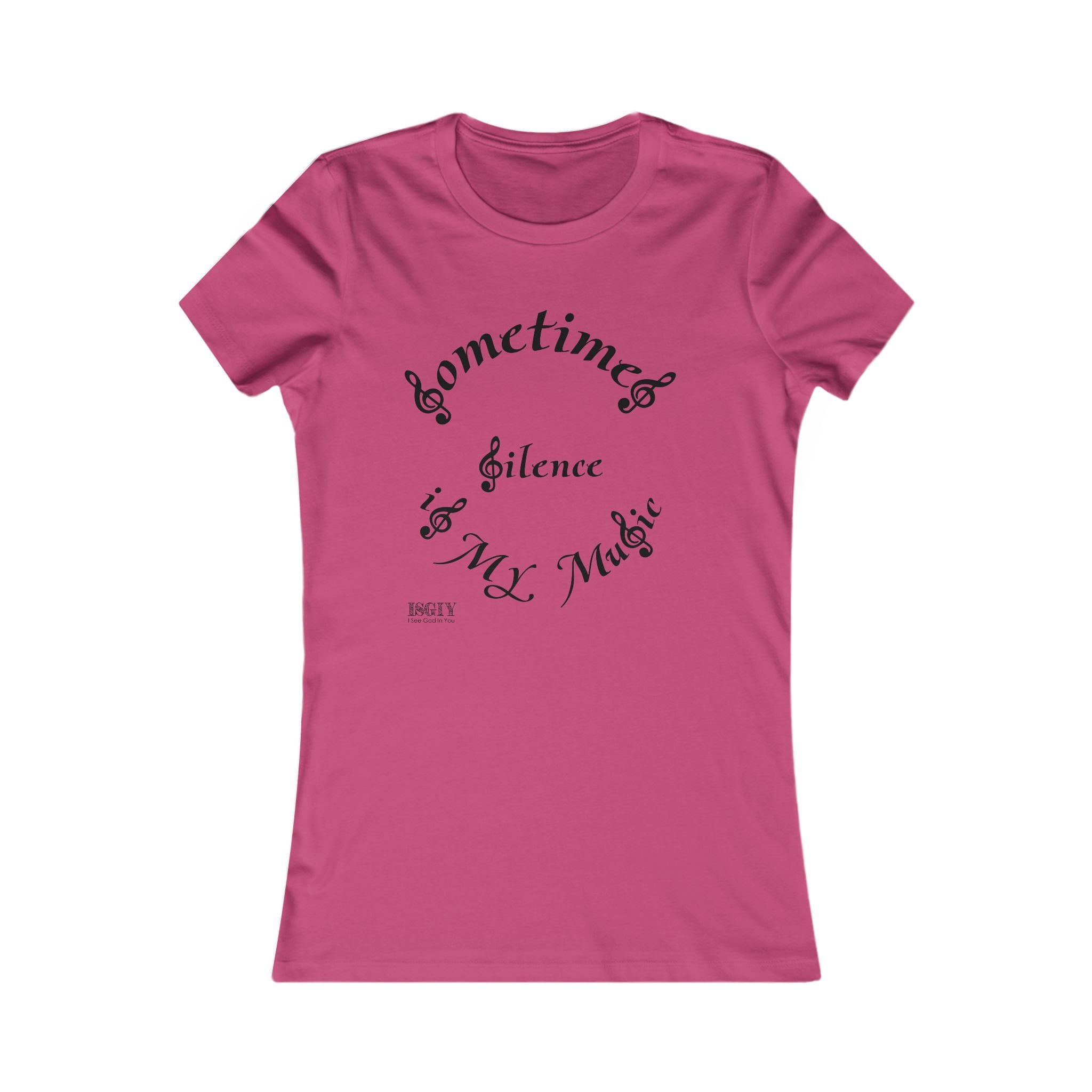 Music-themed Tee for Women - Silence Is My Music Women's Tee