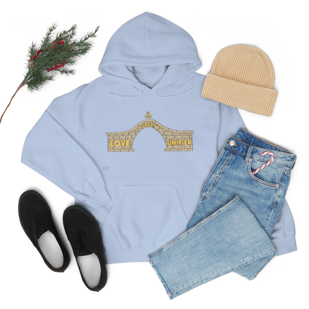 Unisex Heavy Blend Hooded Sweatshirt Love Is The Great Unifier