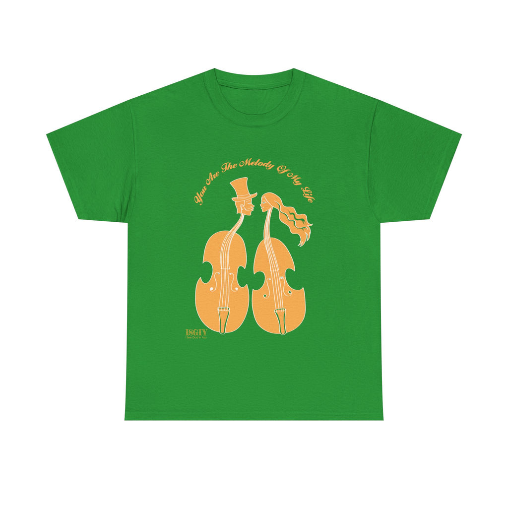Unisex Heavy Cotton Tee...You Are The Melody Yel