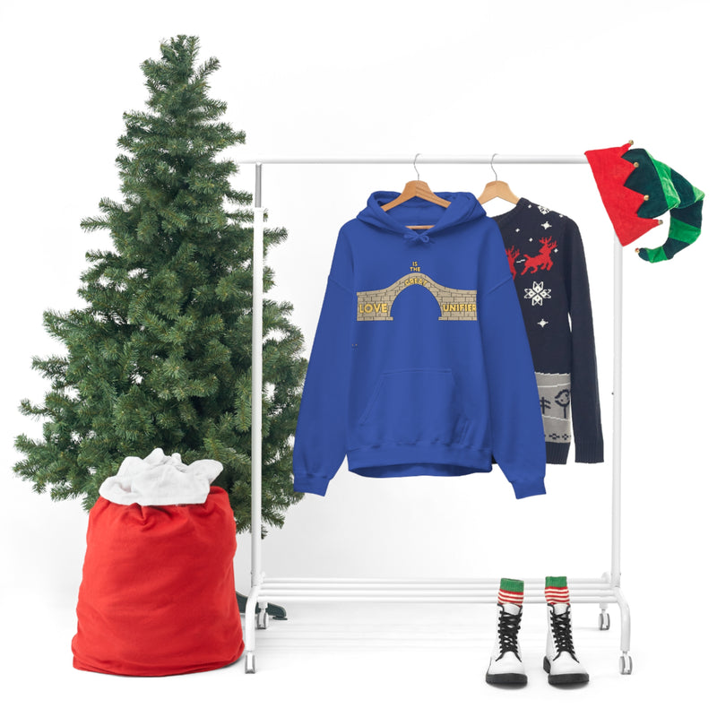 Unisex Heavy Blend Hooded Sweatshirt Love Is The Great Unifier