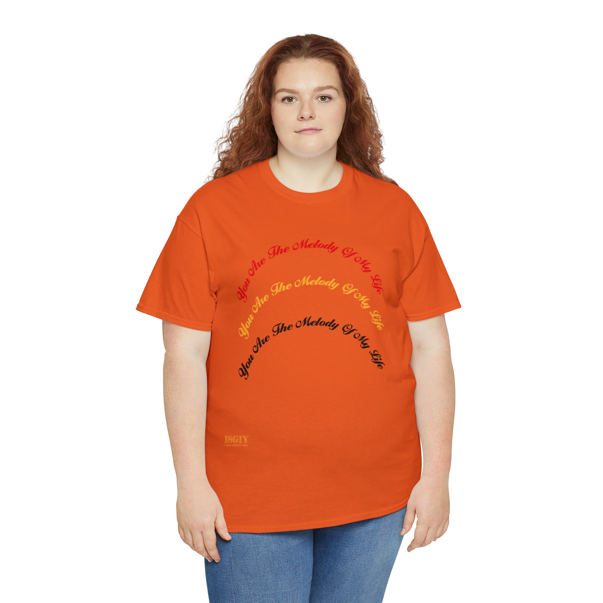 Unisex Heavy Cotton Tee...You Are The Melody multi