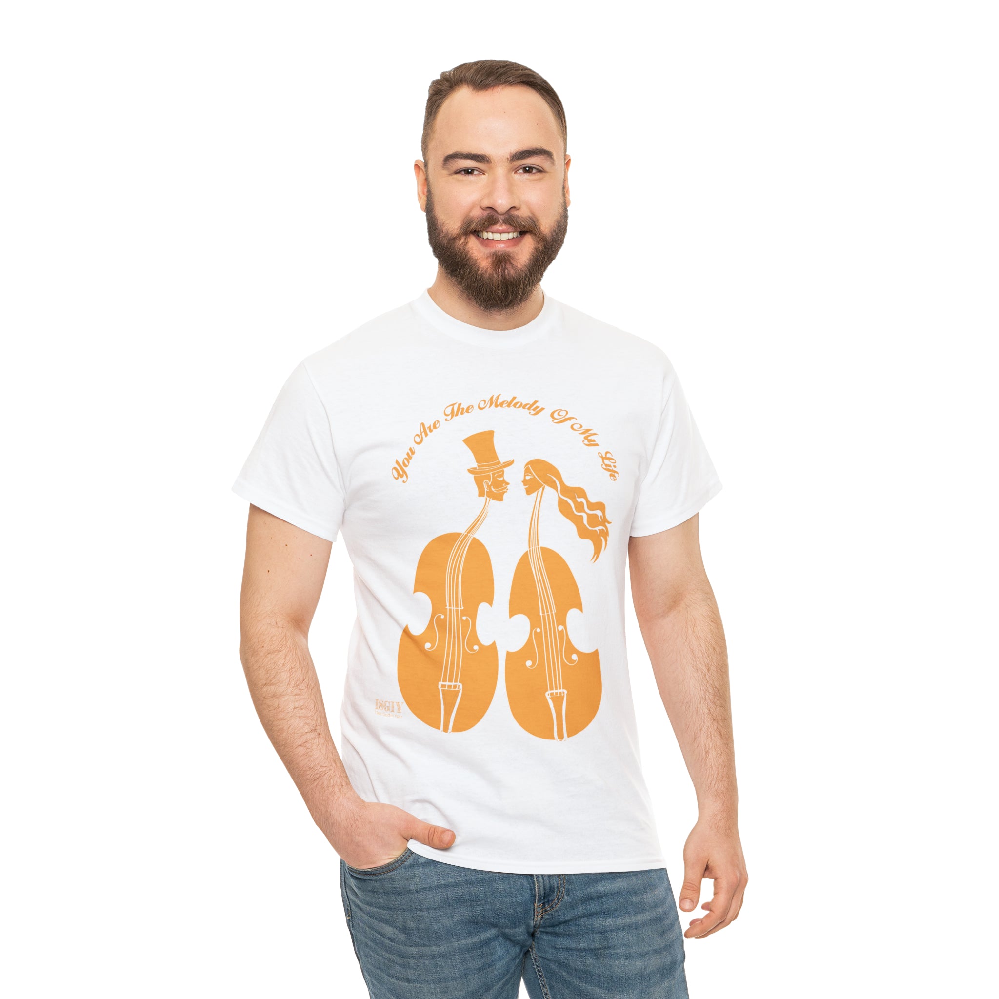 Copy of Unisex Heavy Cotton Tee...You Are The Melody Yel