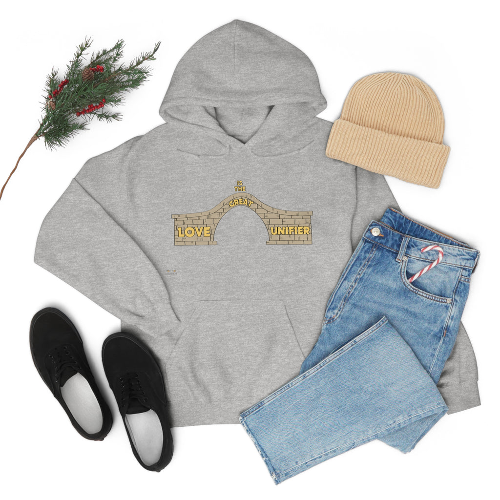 Unisex Heavy Blend Hooded Sweatshirt Love Is The Great Unifier