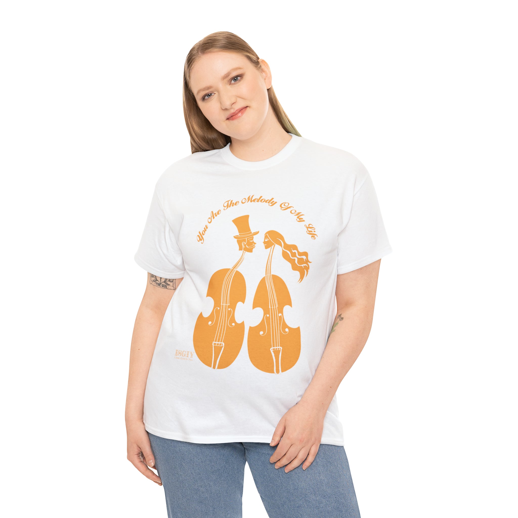 Copy of Unisex Heavy Cotton Tee...You Are The Melody Yel
