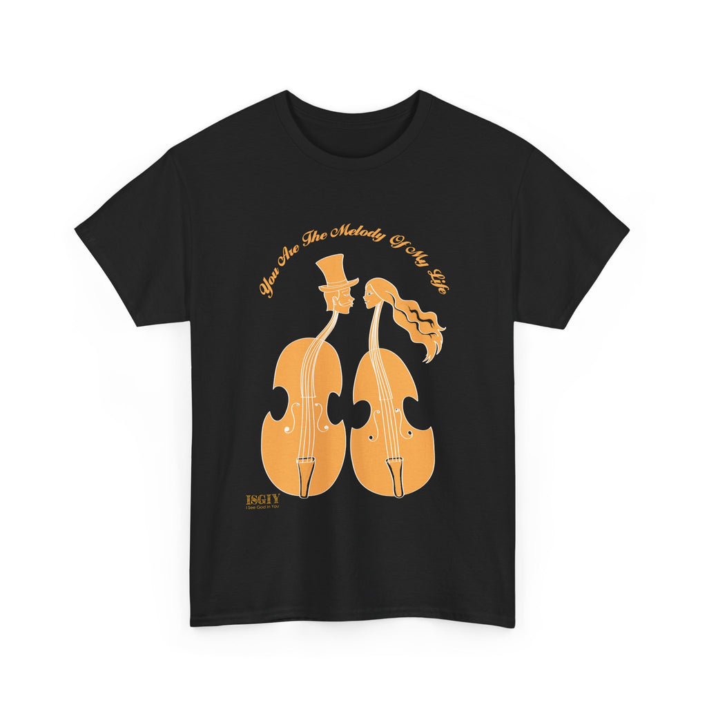 Unisex Heavy Cotton Tee...You Are The Melody Yel