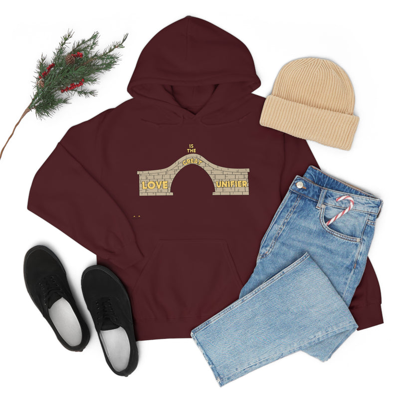 Unisex Heavy Blend Hooded Sweatshirt Love Is The Great Unifier
