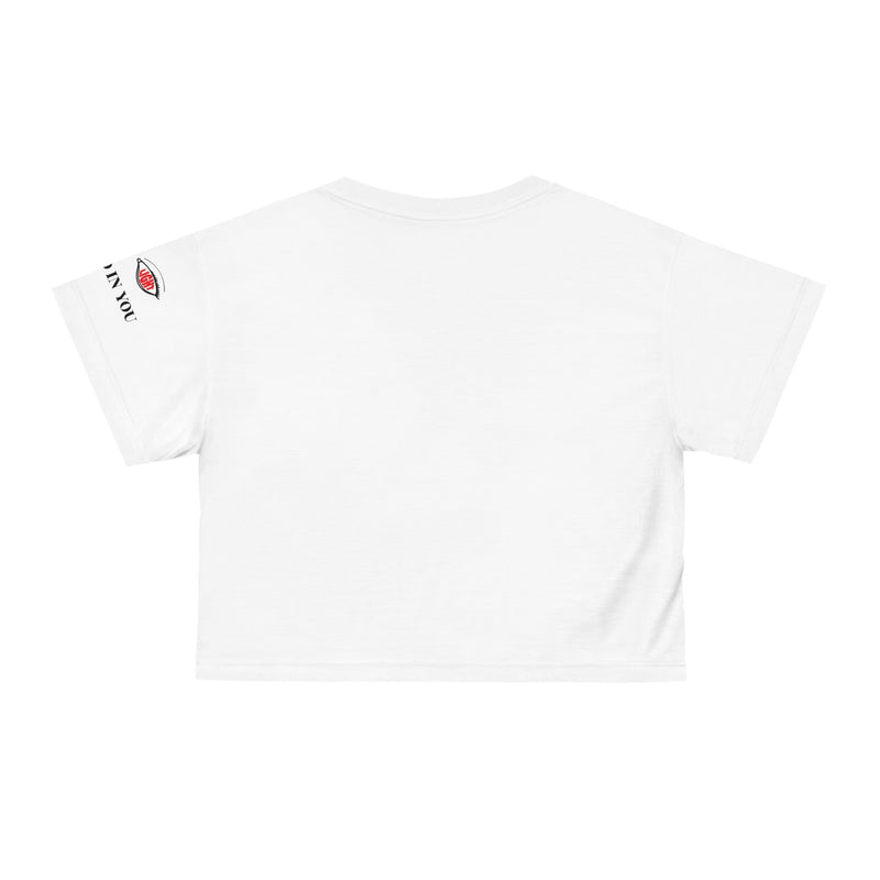 AOP Crop Tee Thank You For Loving Me
