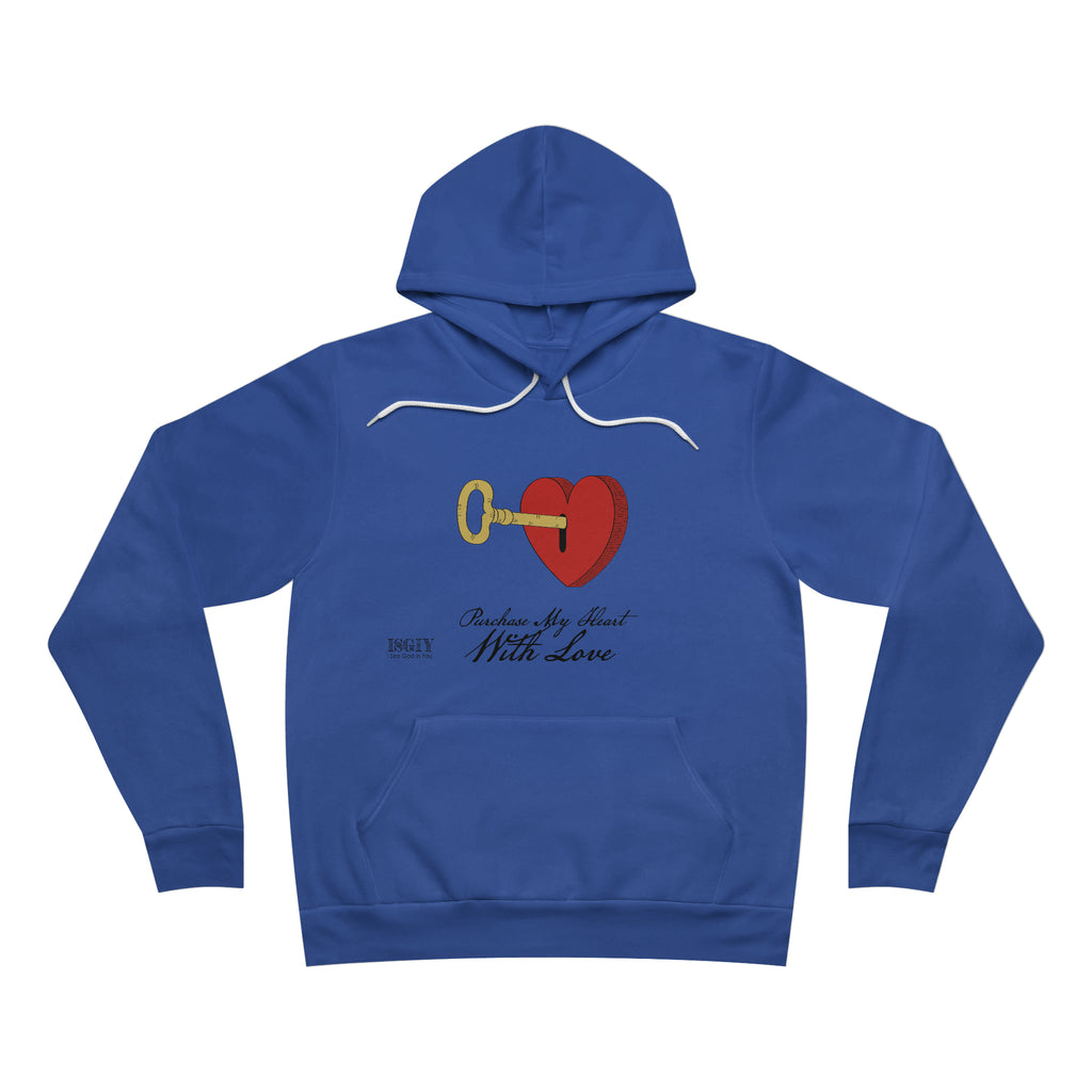 Unisex Sponge Fleece Pullover Hoodie. Purchase My Heart With Love