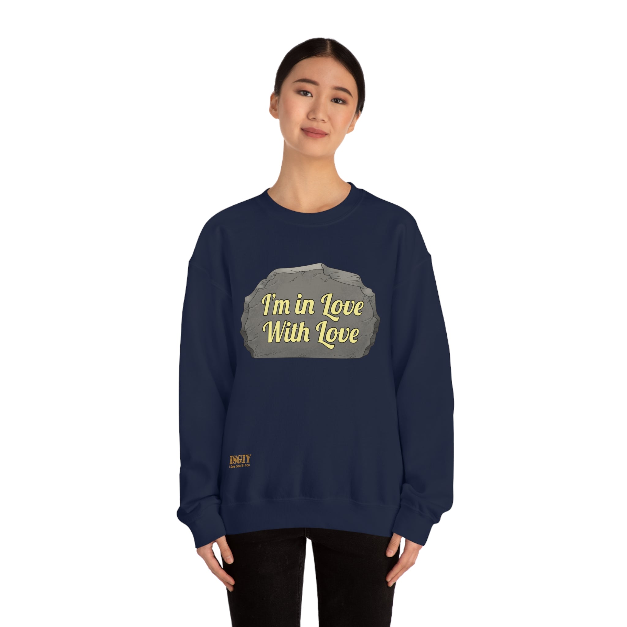 Unisex Heavy Blend Crewneck Sweatshirt In Love With Love