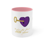 Two-Tone Accent Mug For Coffee Lovers